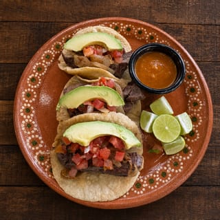 TACOS DE ARRACHERA (BEEF)