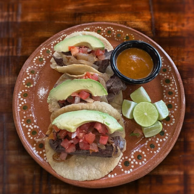 TACOS DE ARRACHERA (BEEF).