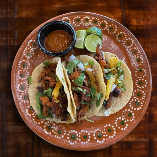 TACOS AL PASTOR (PORK).